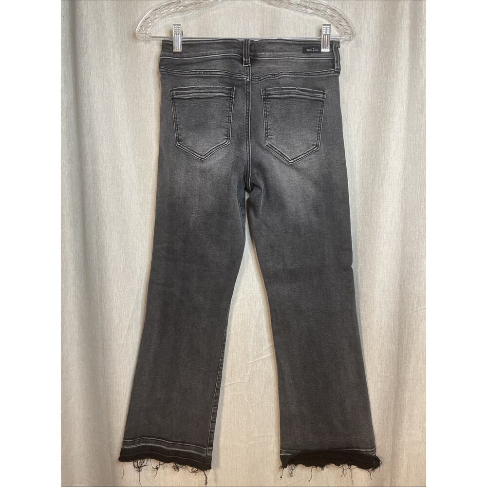Liverpool Los Angeles The Crop Flare Jeans Shadows Gray Wash Womens Size 4/27 - Picture 6 of 9